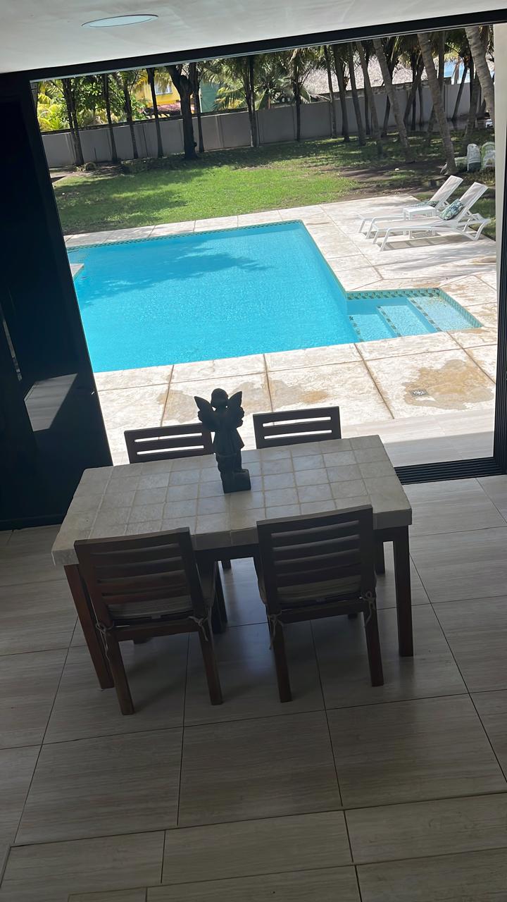 Kitchen & Living Room at House of Grace beachfront property